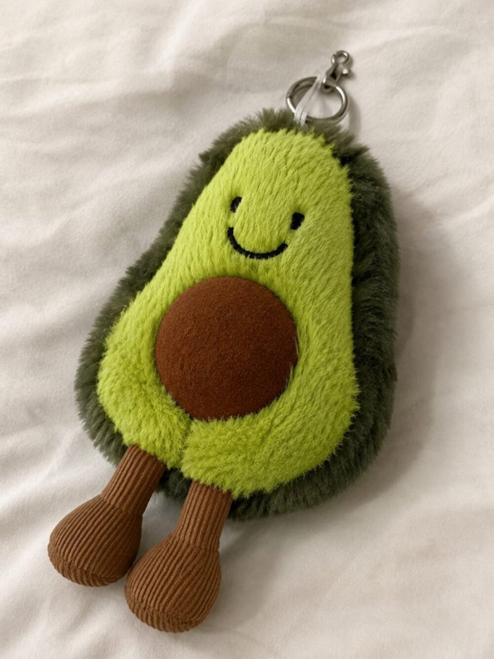 Jellycat Amuseables Avocado Bag Charm Plush Keychain NWT with Dust Bag - Picture 3 of 4
